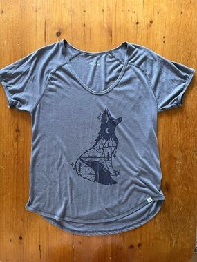 Tentree Women’s Gray Graphic Fox Tee